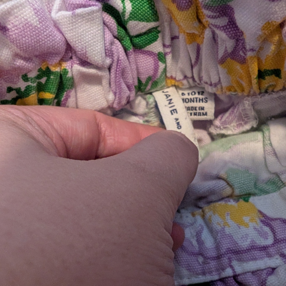3 For $18 Janie and Jack Floral Patterned Shorts - Picture 3 of 5